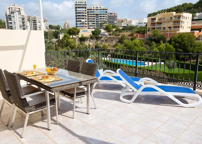Casa Pitufo Calpe, Bright Duplex - & Mountain View Lejlighed *
